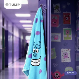 Tulip Fleece ผ้าห่มฟลีซ Monster Inc มอนสเตอร์ อิงค์ TFG29 ลิขสิทธิ์แท้ ดิสนีย์ พกพาสะดวก