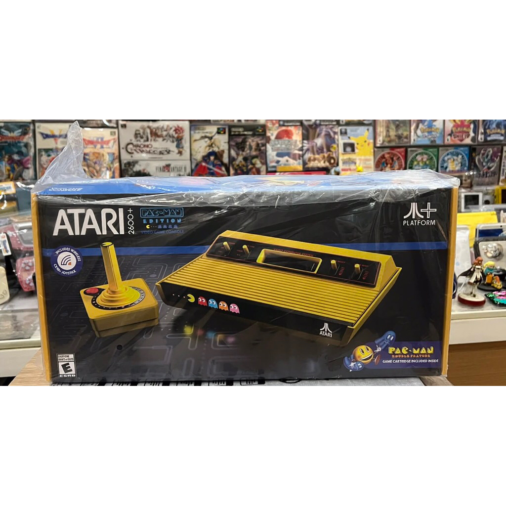 Atari 2600+ PAC-MAN Edition Console, Game & Wireless Joystick