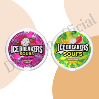 Ice Breakers Sours ลูกอมเปรี้ยวหวาน ไม่มีน้ำตาล ขนาด 42 กรัม…