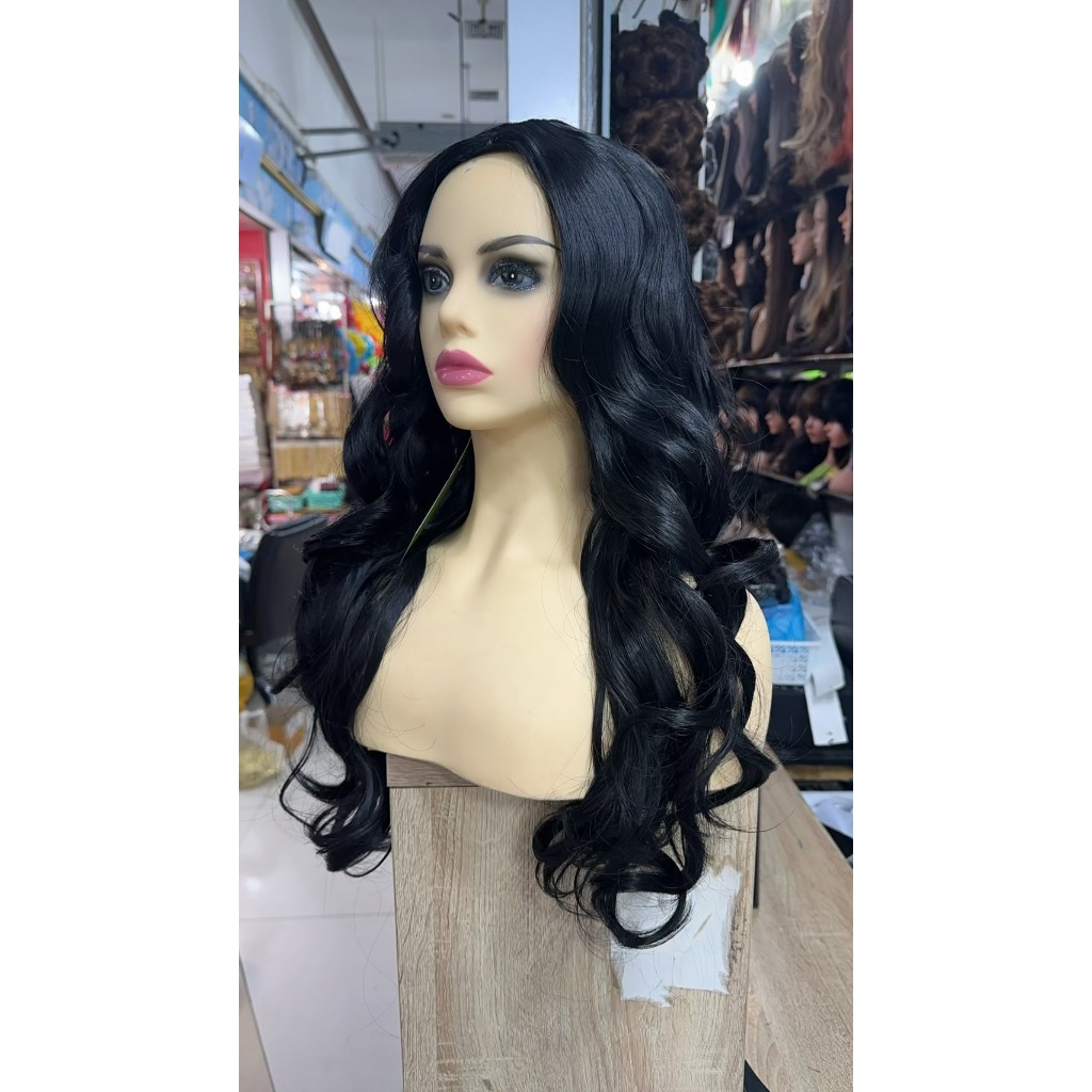 วิกผมแสกกลางลอนยาว เส้นไหนเกาหลี (รหัส0405)ทำจากเส้นไหม มีหนังหัว  สินค้าในไทย - รูปที่ 7