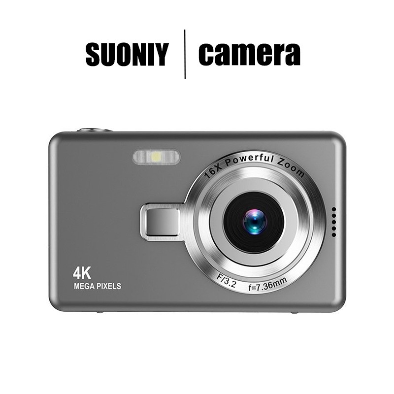 กล้องดิจิตอล กล้องนักเรียน Digital Camera WiFi 32GB SD 75MP 4K ซูม18X Vedio กล้องถ่ายรูปวีดีโอ