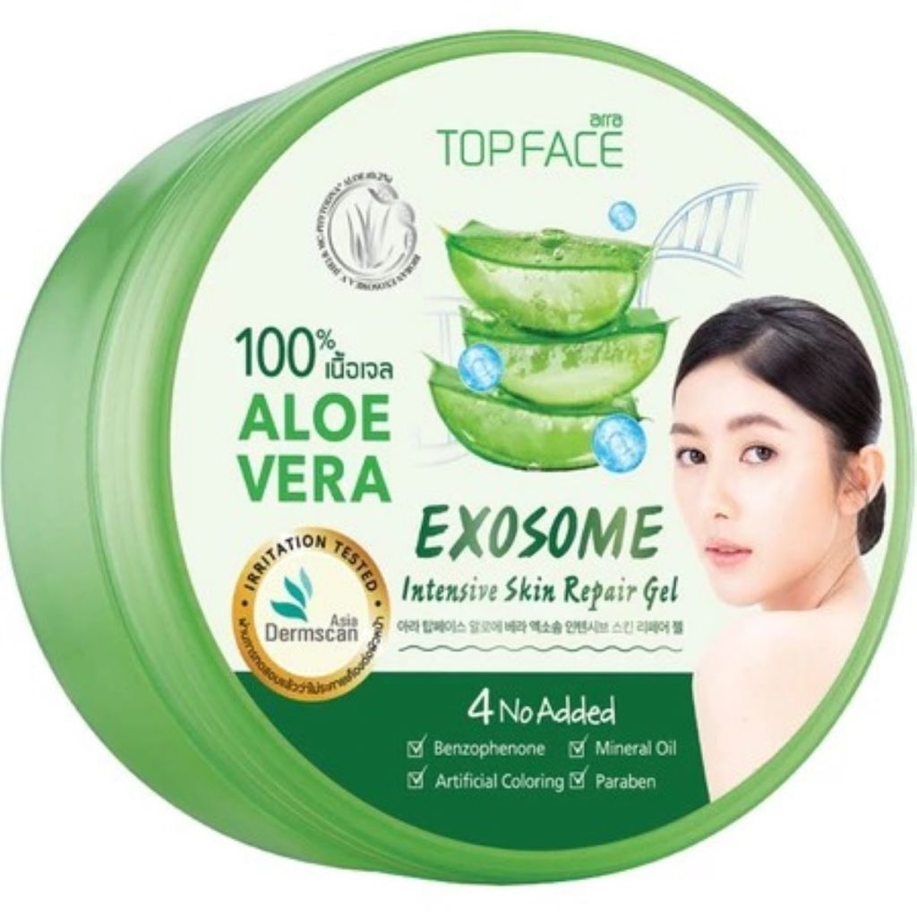 ARRA TOPFACE เจลว่านหางจระเข้เข้มข้น Exosome ฟื้นฟูผิว ชุ่มชื้น Hyaluron16x ผิวแข็งแรง เหมาะผิวแพ้ง่าย