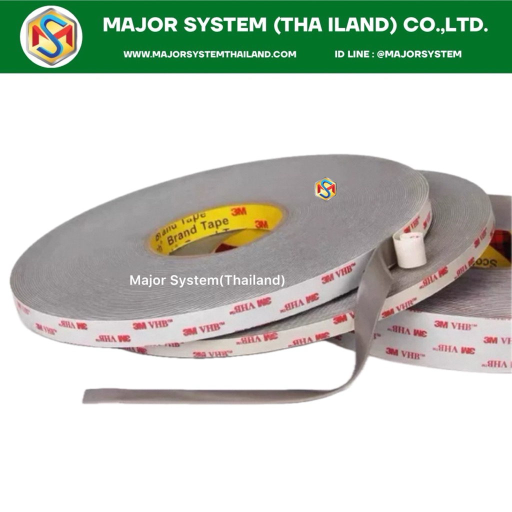 3M 4941 VHB TAPE  เทปกาวอะคริลิกโฟมสองหน้าแรงยึดติดสูง เทปกาว 2หน้าแรงยึดติดสูง อะคริลิกโฟมเทป Acrylic Foam Tape