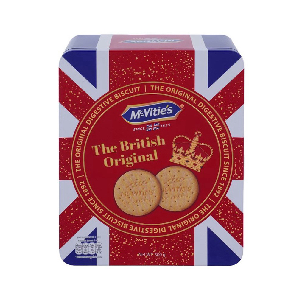 [ส่งด่วน] Mcvities Assortment Cookies Original Gift Tin 409.5g/Digestive 500g/Jaffa Cakes Christmas 