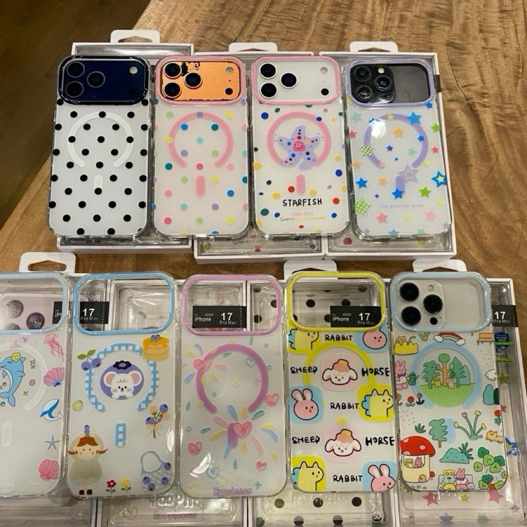 เคสอะครีลิคสกรีนลาย มีที่ขาร์จไรสาย งานเงา ของ moophe