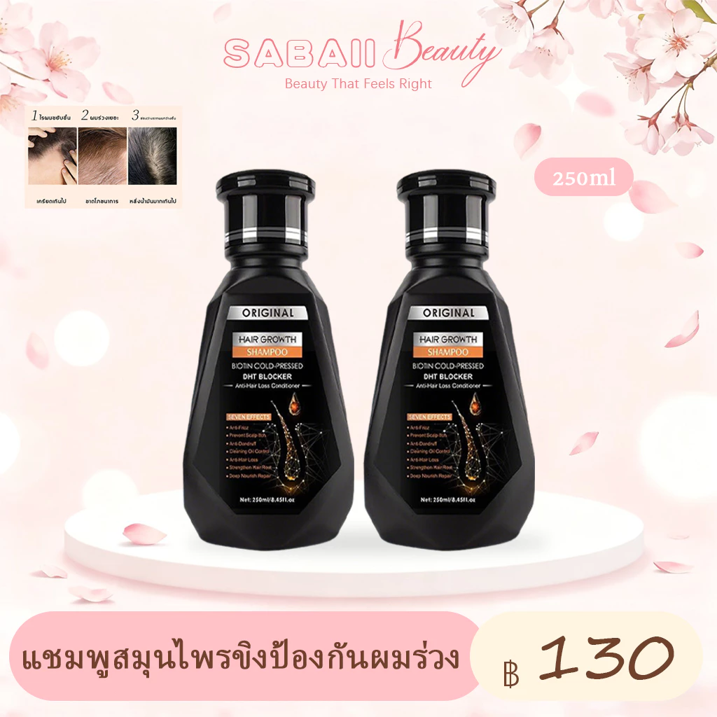 ซื้อ 1 แถม 1สินค้านำเข้าPEIMEI แชมพูแก้ผมร่วง แชมพูสมุนไพรขิงบำรุงผม250ml แชมพูปลูกผม ยาสระผมแก้ร่วง แชมพูขิงเพียว แชมพู