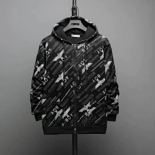 【จัดส่งในวันถัดไป】*พร้อมส่งจากไทย* (Limited รุ่นพิมพ์ลาย พรี เมี่ยม) เสื้อคลุมแขนยาว เสื้อกันหนาว เสื้อแขนยาว มีฮู้ด จ่า