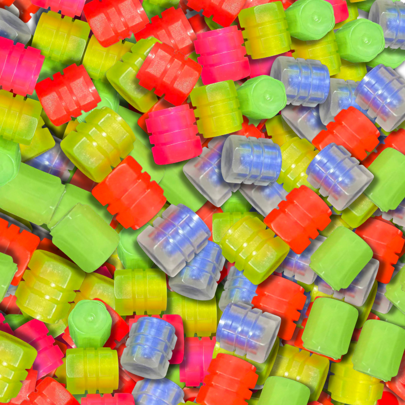 จุ๊บลม จุกลมรถยนต์เรืองแสงในที่มืด สําหรับรถยนต์ รถจักรยานยนต์ จักรยาน เรืองแสงในที่มืด - รูปที่ 3