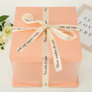 ริบบิ้นซาติน พิมพ์ลายโลโก้ Just For You ความกว้าง 2.5/1 ซม.1 ม้วน ยาว 29 เมตร BAIWANG SHOP