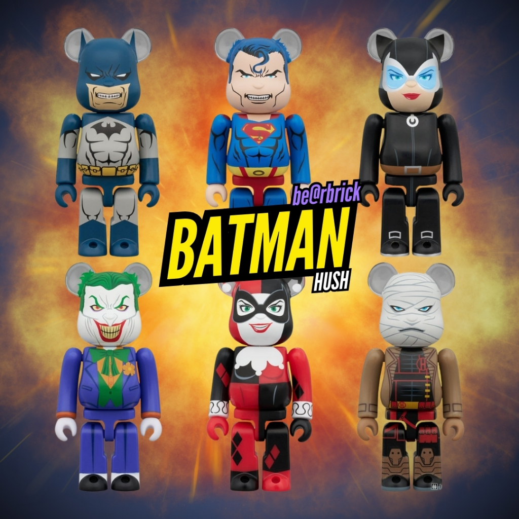 Live ** BE@RBRICK CHASE BATMAN HUSH #1 พร้อมส่ง