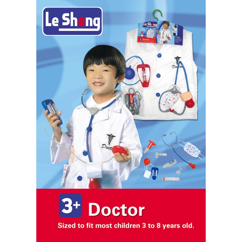 ชุดคุณหมอเด็ก หมอเด็ก  เเฟนซีคุณหมอ Children's doctor costum white pediatrician fancy doctor costume