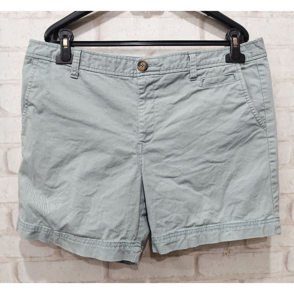 กางเกงขาสั้น Dockers ผู้ชาย สีฟ้าอ่อน ทรง Chino เอว 36" สะโพก 40" ยาว 14.5" ปลายขา 12"