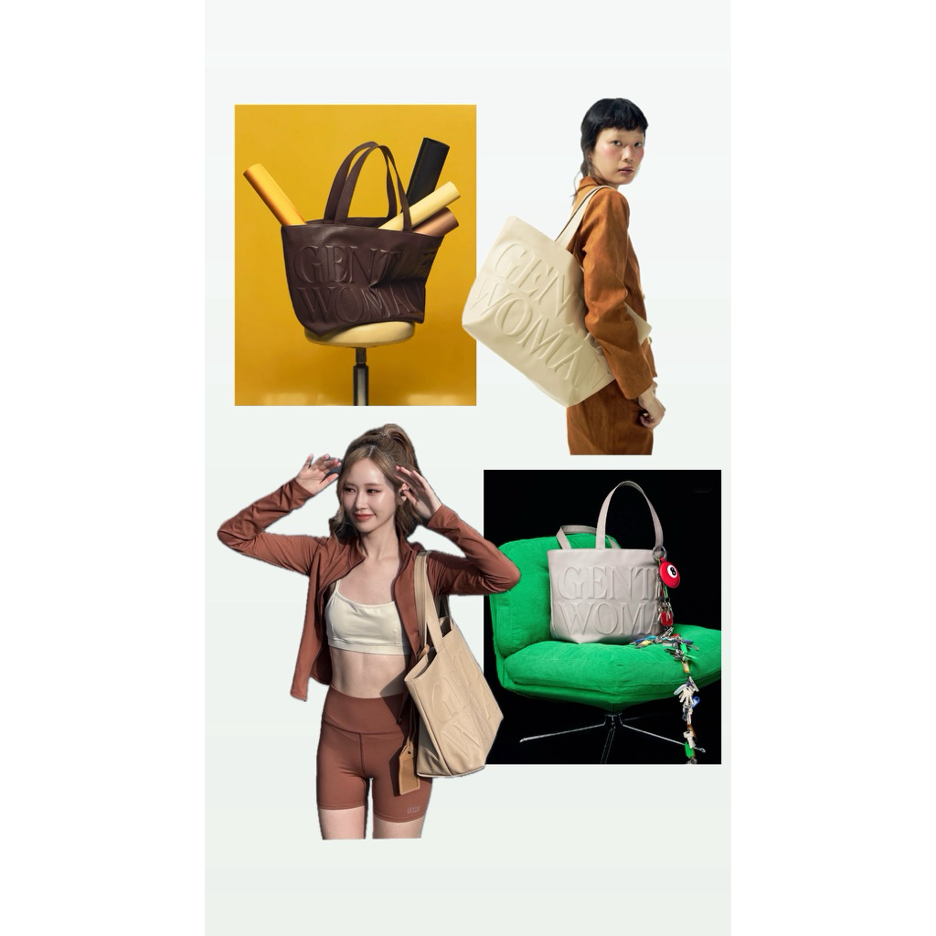 ❤️✨GW Daily Tote Bag❤️✨💼 💯 กระเป๋า Gentlewoman Tote Bag รุ่นใหม่ ใส่ของได้เยอะจุมาก