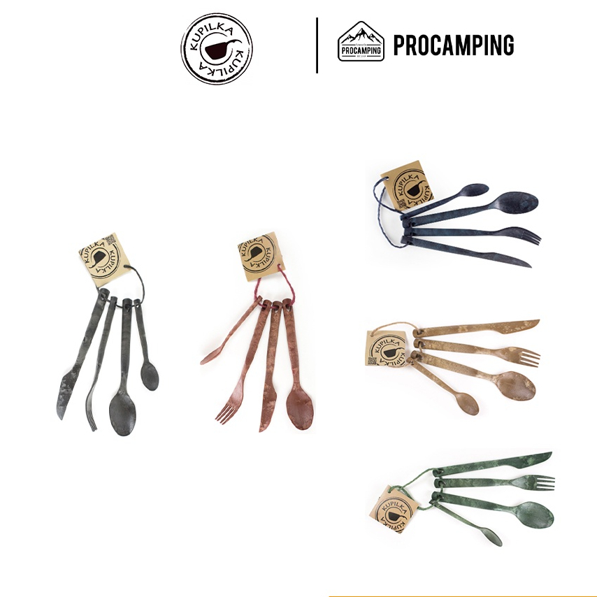 KUPILKA Cutlery Set ส้อมมีดช้อนและช้อน