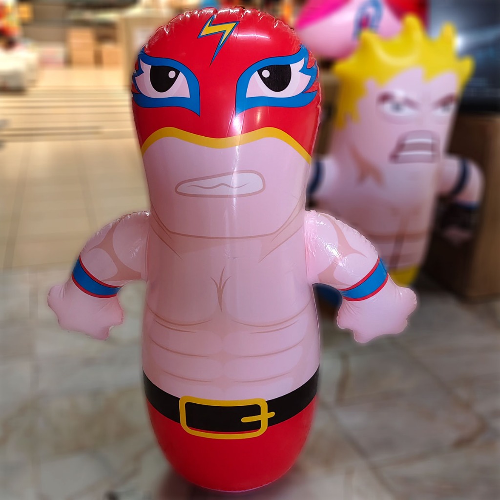 BKLTOY ตุ๊กตาล้มลุก ล้มลุกนักมวย ล้มลุกมวยไทย สูง86ซม. ฐานทราย คละแบบ BY061 - รูปที่ 6