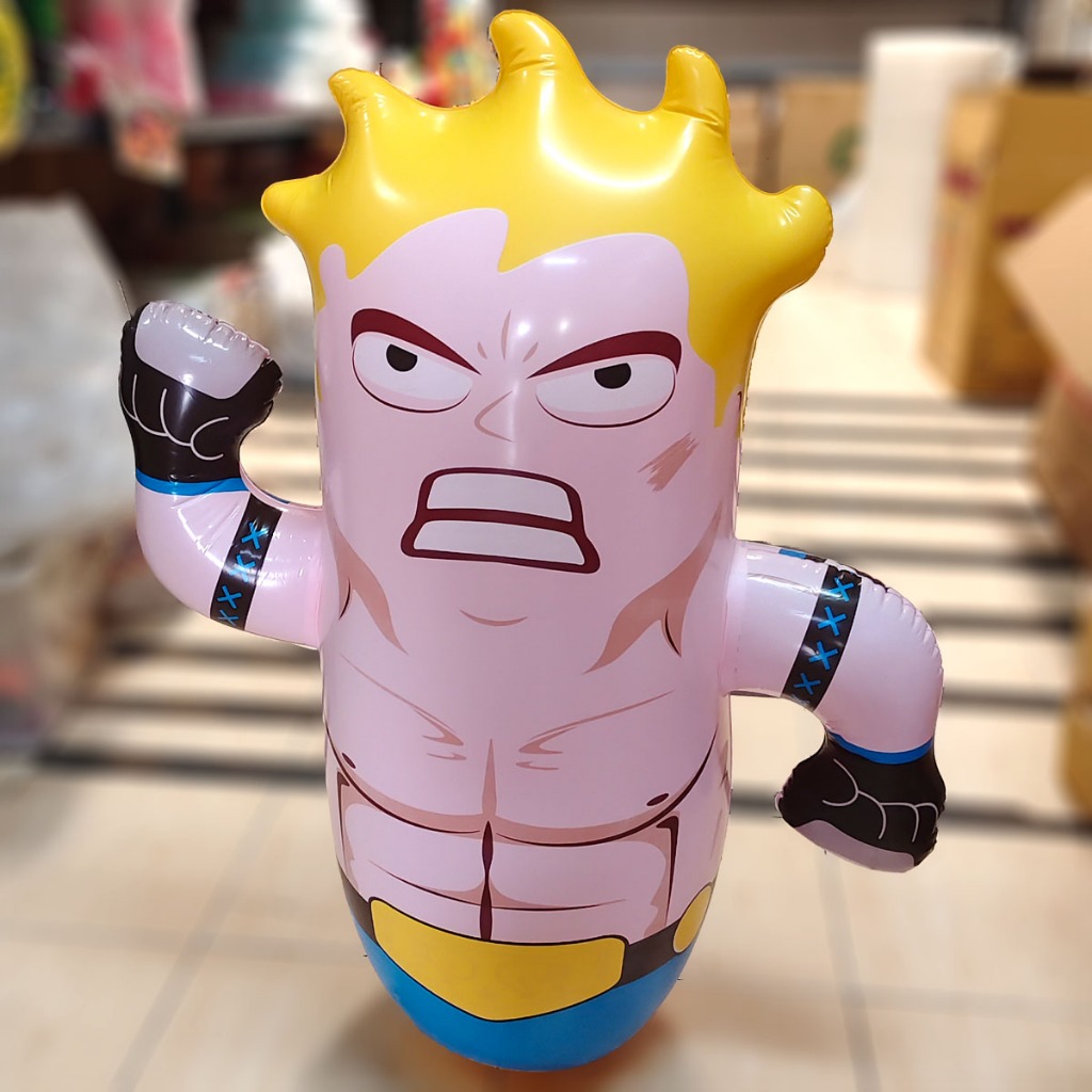 BKLTOY ตุ๊กตาล้มลุก ล้มลุกนักมวย ล้มลุกมวยไทย สูง86ซม. ฐานทราย คละแบบ BY061 - รูปที่ 4