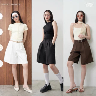 BEMYCHIC กางเกงขาสั้นสามส่วน เอวสูงรุ่น JOHNY SHORTS