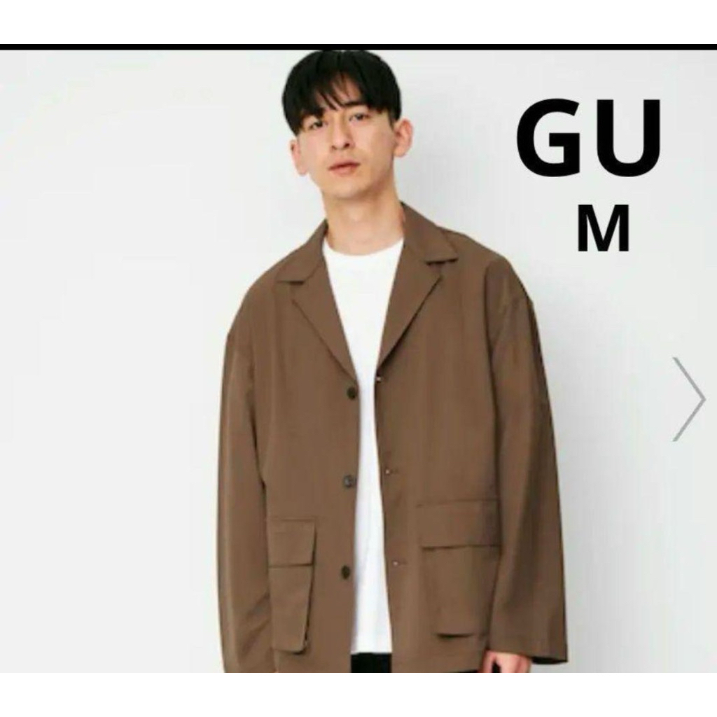 [GU](oversized shirt blouson) ของแบรนด์ GU