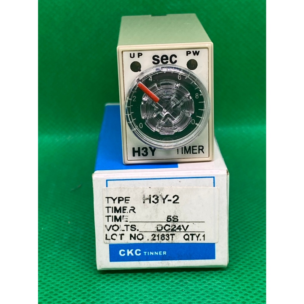 H3Y-2 1S/5S/5M/10S/10M/30S/30M/60S/60M ,12VDC/24VDC/AC220V/AC24V ทามเมอร์รีเลย์