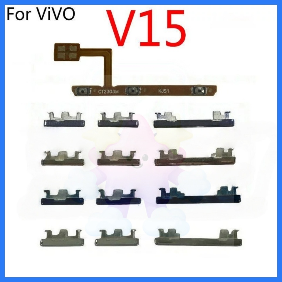 อะไหล่ปุ่มกดสวิตช์เปิด ปิด ปรับระดับเสียงด้านข้าง แบบเปลี่ยน สําหรับ ViVO V15