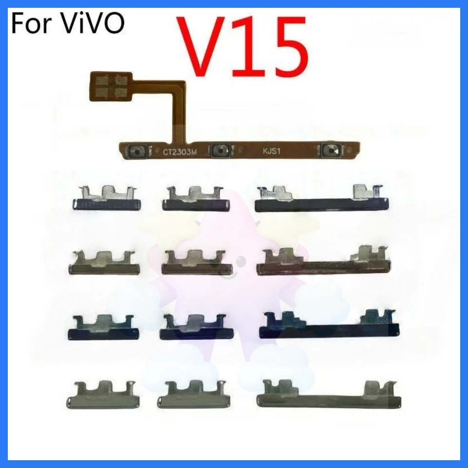 อะไหล่ปุ่มกดสวิตช์เปิด ปิด ปรับระดับเสียงด้านข้าง แบบเปลี่ยน สําหรับ ViVO V15