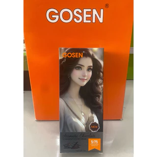 ครีมเปลี่ยนสีผม โกเซ็น gosen สีช็อคโกแลตปิดผมขาว ไม่มีแอมโมเนียหอมกลิ่นช็อคโกแลต 100 x2 ml