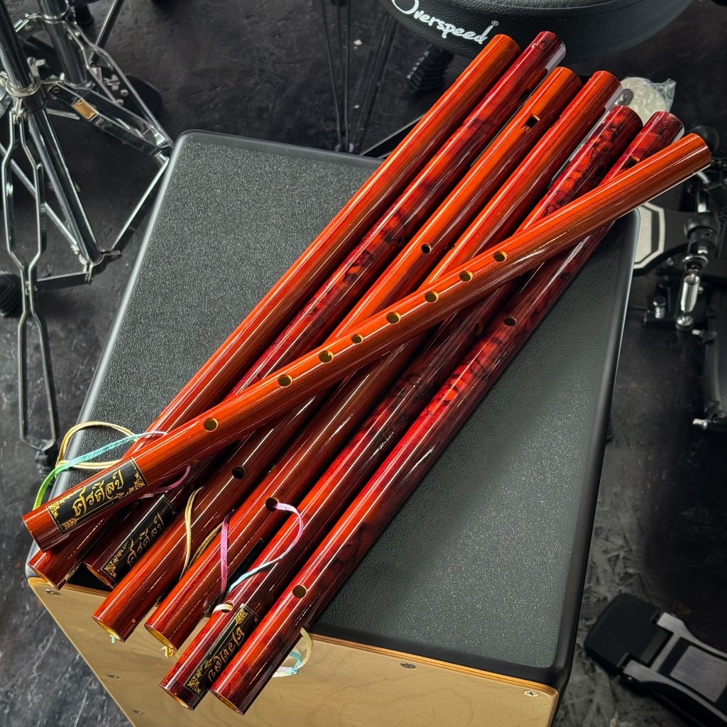 [โค้ดลด-📸] ขลุ่ยโหมโรง ขลุ่ยไทย คีย์ไทย / คีย์สากล เลือกคีย์ได้ ปากเป่าทำจากไม้สัก ขลุ่ยเพียงออ เหมาะสำหรับผู้เริ่มฝึก - รูปที่ 6