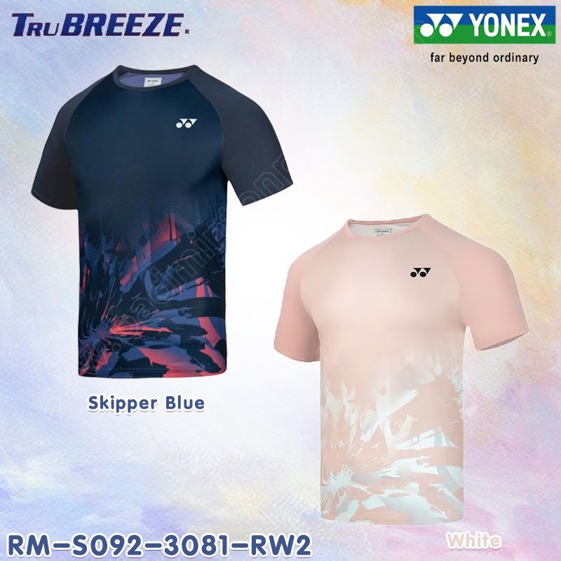 【 ของแท้ 💯% 】เสื้อยืดกีฬาคอกลม โยเน็กซ์ 3081 Runaway 2 (S092-3081-RW2)