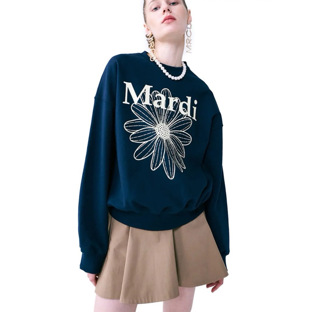 พร้อมส่ง Mardi Mercredi SWEATSHIRT FLOWERMARDI