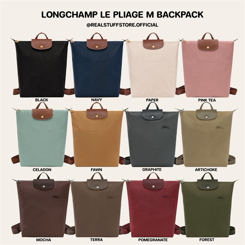 ของแท้💯 LONGCHAMP LE PLIAGE ORIGINAL M BACKPACK พร้อมส่ง