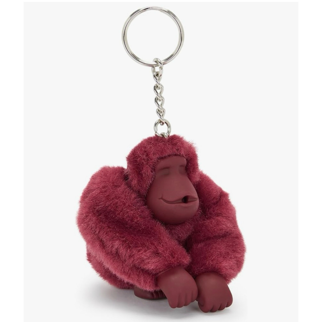 Kipling Monkey Keychain Clip M Lounge Wine
