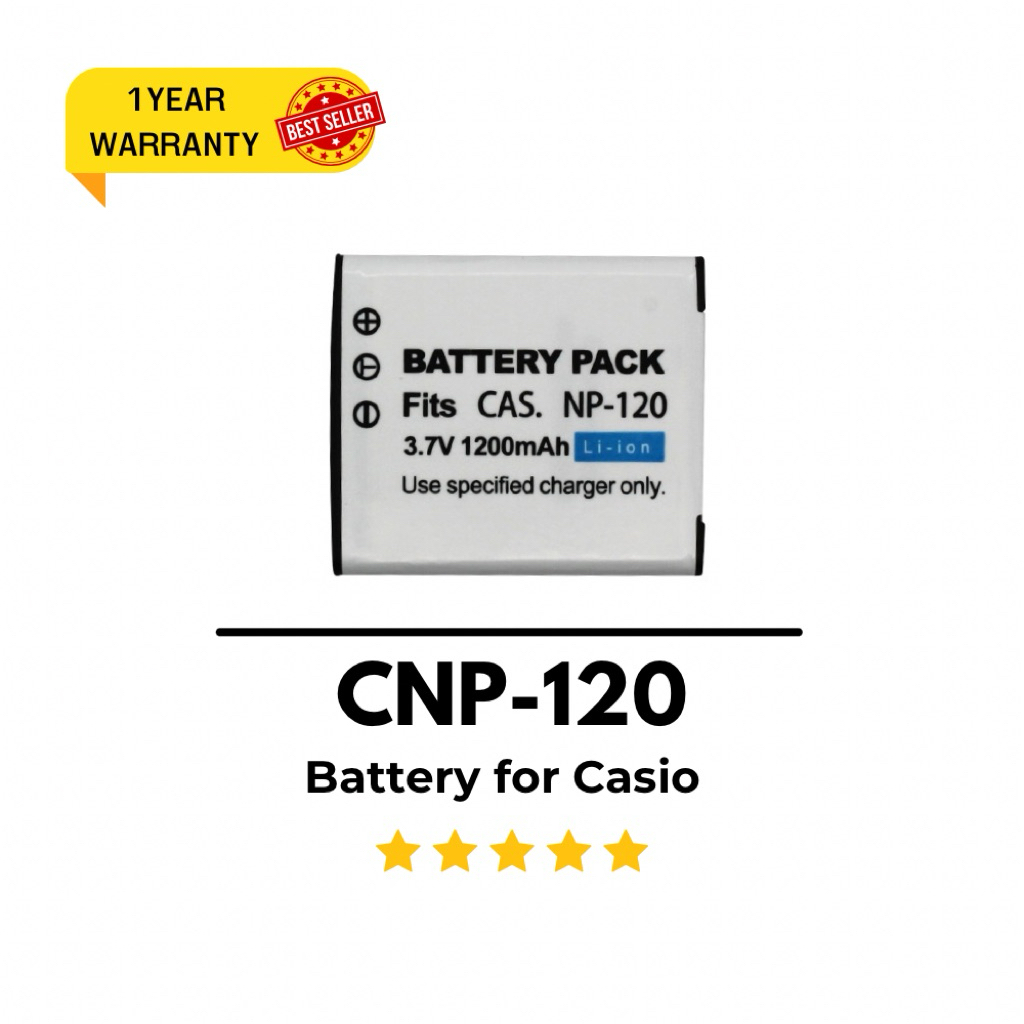 CNP-120 / NP-120 Battery for Casio
