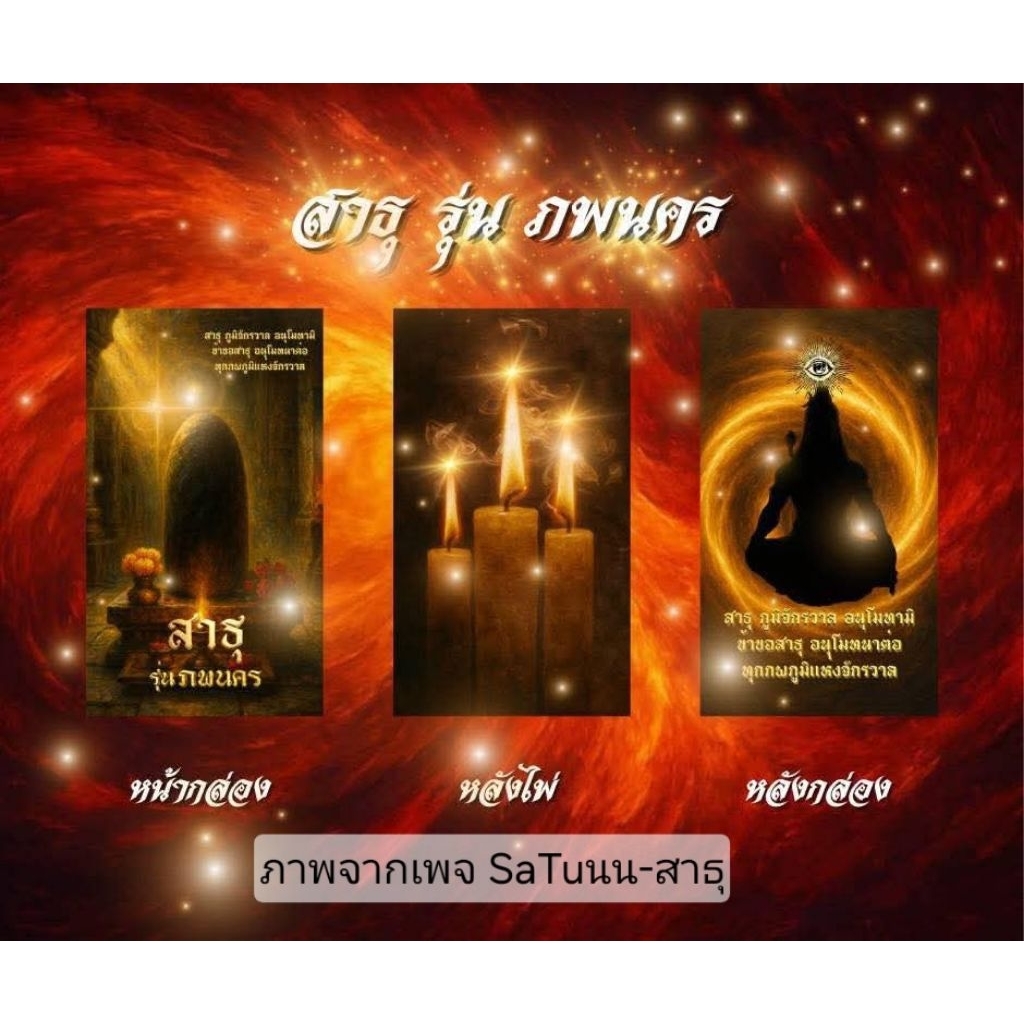 พร้อมส่ง/ส่งด่วน ไพ่สาธุ รุ่นภพนคร