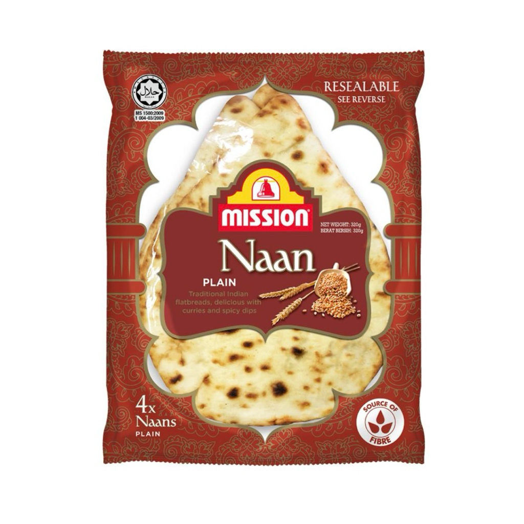 MISSION 🔥มิชชั่น แผ่นแป้งนาน เพลน 320 กรัม