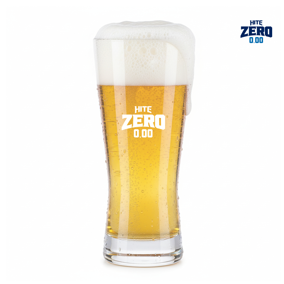 🔥 [Limited 2026] แก้ว Hite ZERO รุ่น PAPA  400ml. ทรงสูงเพรียว แก้วสะสมคอลเลคชั่นใหม่