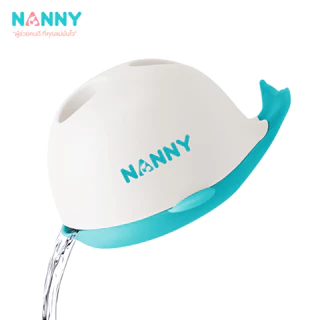 Nanny แปรงซิลิโคนล้างขวดนม & แปรงล้างจุกนม รุ่นน้องวาฬ พร้อมฐานตั้งสุดน่ารัก