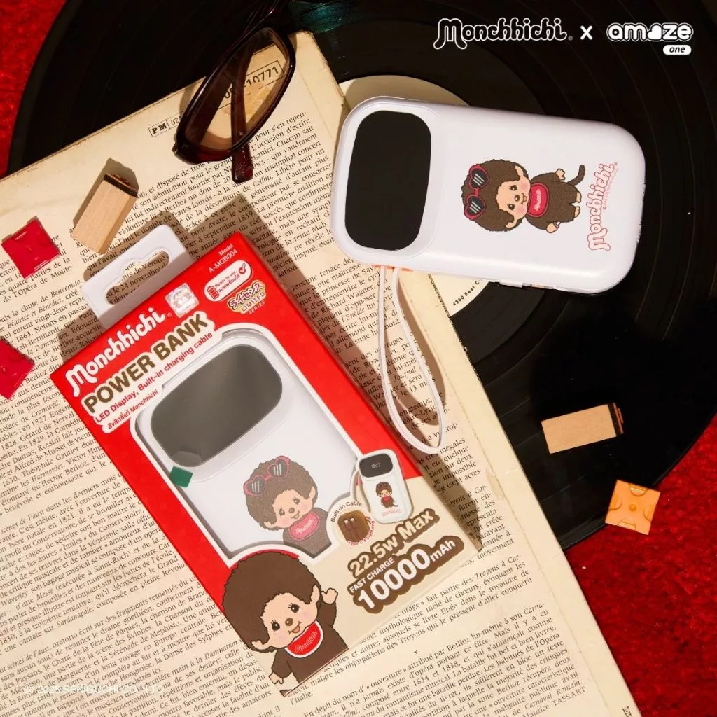 Amaze One Powerbank Monchhichi 10000mAh ชาร์จเร็ว 22.5W รุ่น A-MCB004 thumbnail 6