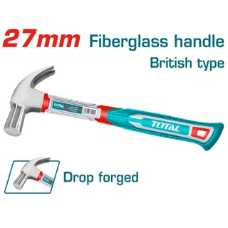 Total ค้อนหงอน ด้ามไฟเบอร์ (สไตล์อังกฤษ) 27 มม. รุ่น THCH610…