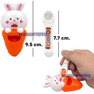 ของเล่น แครอท กระต่าย + ช้อน แกล้งป้อน mawintoys