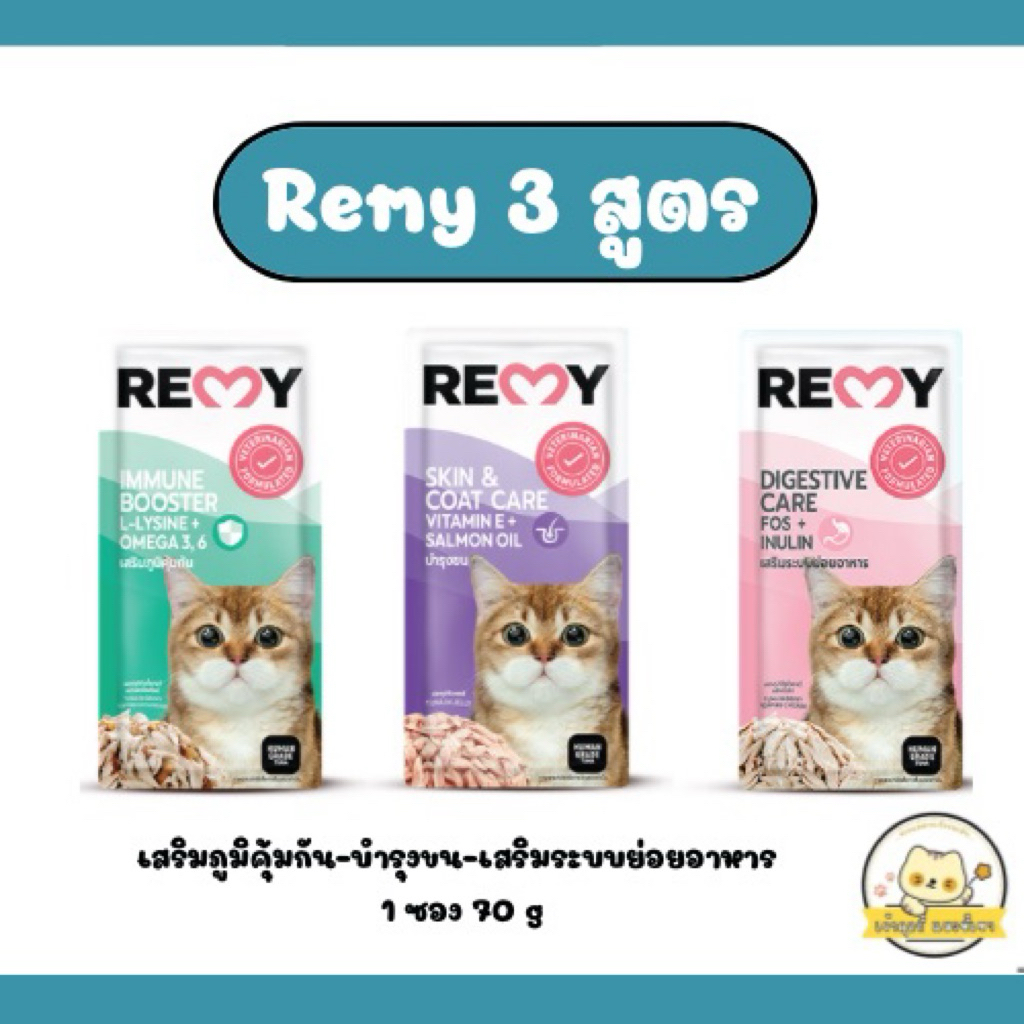 1 แถม 1 อาหารเปียกสำหรับน้องแมวRemy