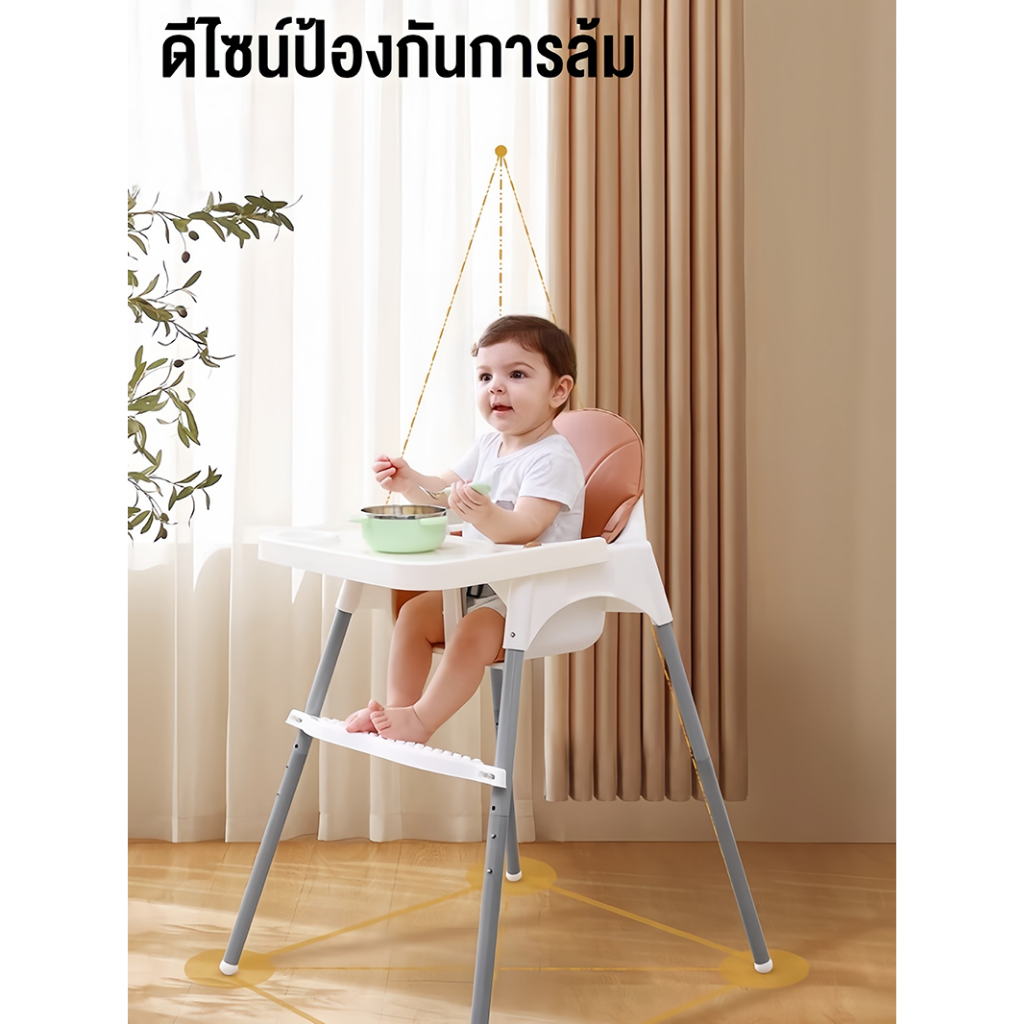 เก้าอี้กินข้าวเด็ก โต๊ะกินข้าวเด็ก IKEA เก้าอี้นั่งกินข้าวเด็ก ถอดประกอบได้ 0–3 ปี - รูปที่ 5