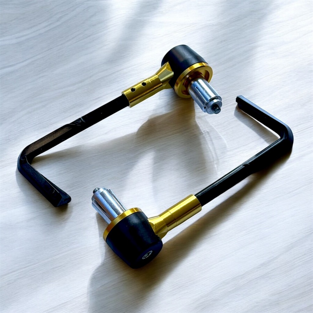 การ์ดเเฮนด์ ทรงผอม มอเตอร์ไซค์ ใส่ได้ ทุกรุ่น สีทอง สีน้ำเงิน - รูปที่ 5