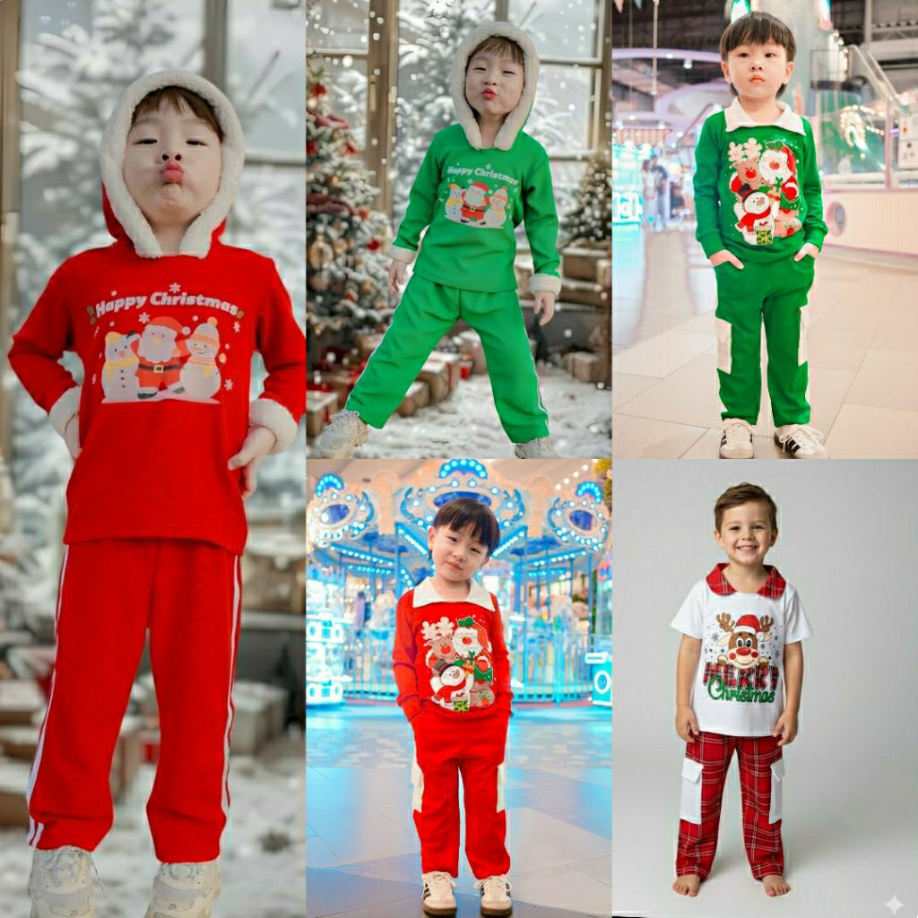 ชุดเด็กชายคริสต์มาสพร้อมส่งจากไทย