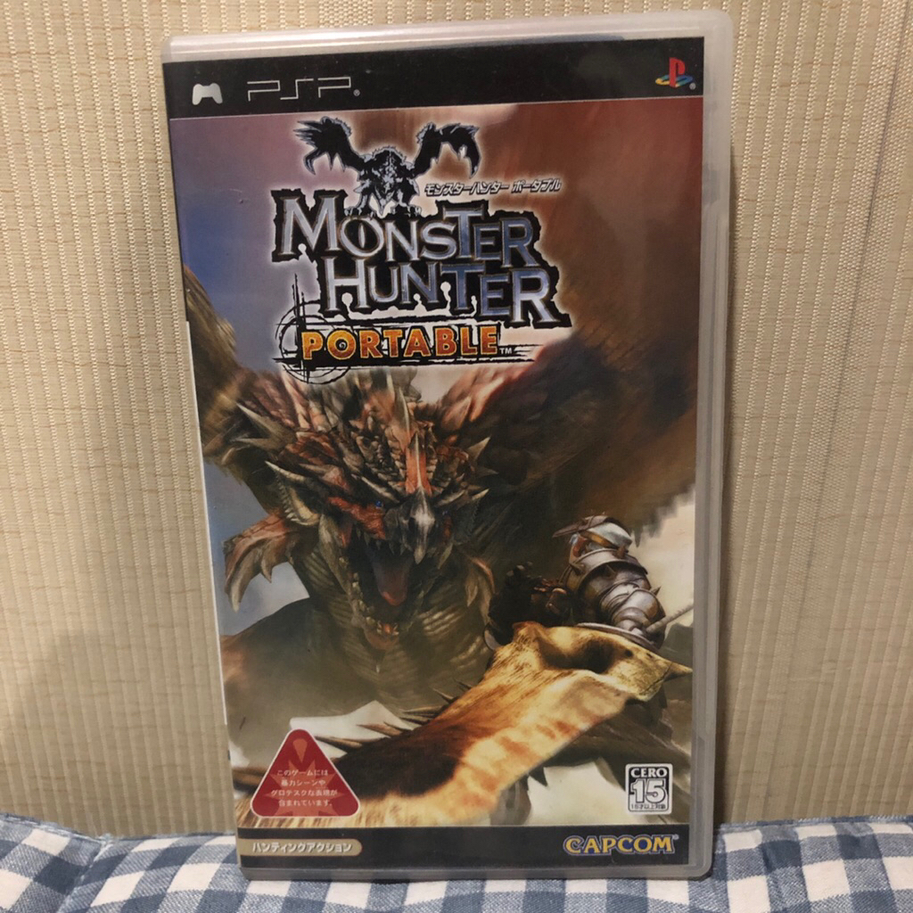 🕹️ [ของแท้/มือสอง] แผ่นเกม PSP Monster Hunter Portable (モンスターハンターポータブル) เกมล่าแย้ CAPCOM