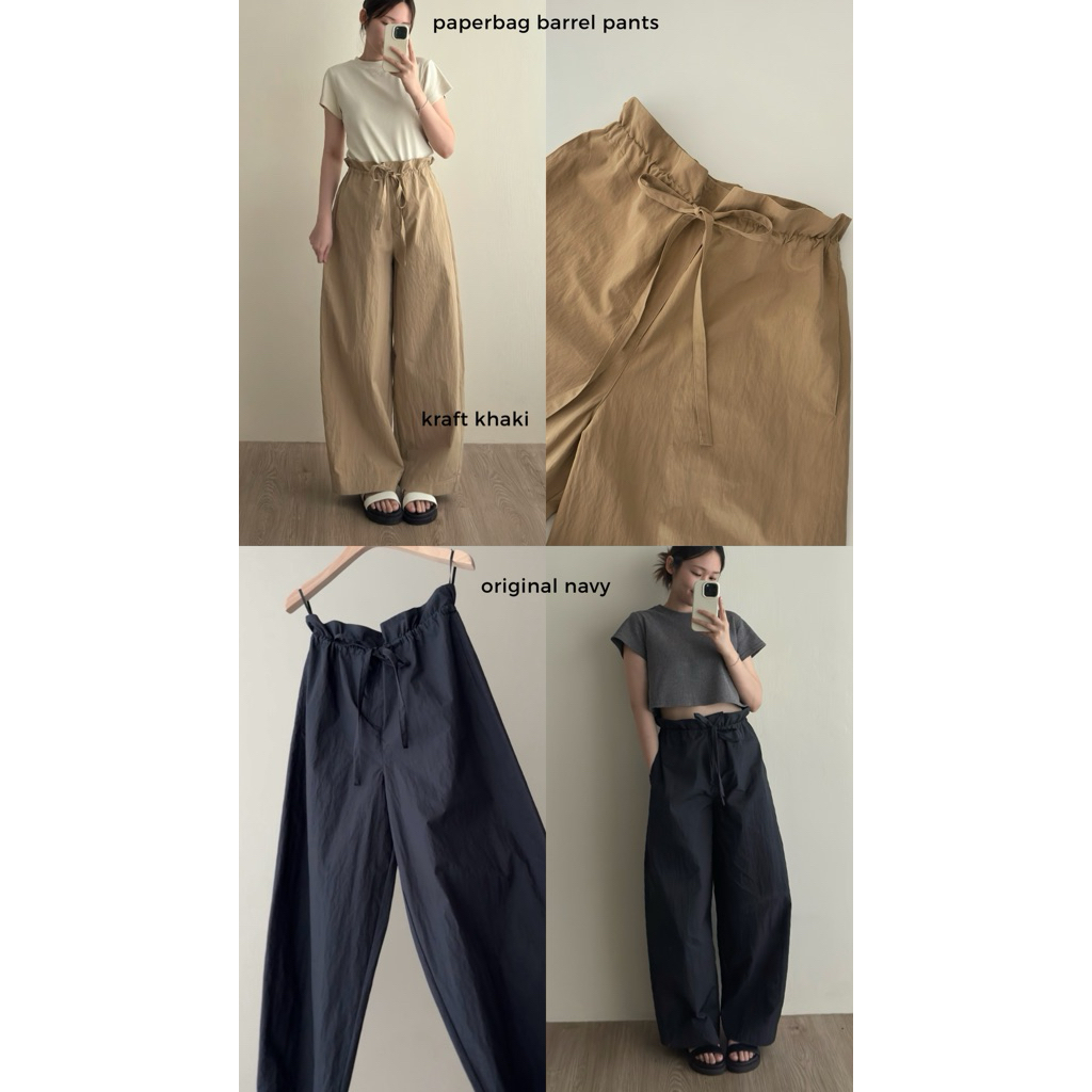 FADTHINGS : paperbag barrel pants 🌎➿