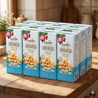 ท้องอึด แพ้นมวัว ลองมาดื่มนมมะม่วงหิมพานต์ ไฮแคลเซียม  [12 ก…