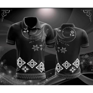 เสื้อโปโล คอปก ผ้าไมโครสีดำ เสื้อไวอาลัย ไซด์ M L XL XXL คะ