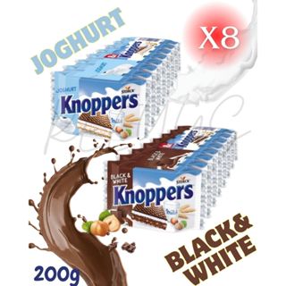 Knoppers Wafer น้ำหนัก 200 กรัม 1 แพ็ค มี 8 ห่อ (25g x8) มี …