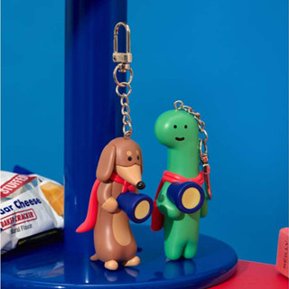 JOGUMAN Stubby Neighborhood - Light-Up Figure Keyring พวงกุญ…