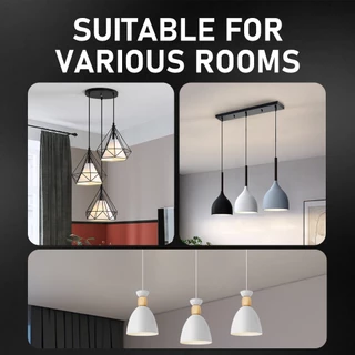 【idea life】LED Pendant Lamp โคมไฟเพดาน 3สี โคมไฟแขวนเพดา โคมไฟเพดานสร้างสรรค์สำหรับห้องครัว โคมระย้าสไตล์อุตสาหกรรม